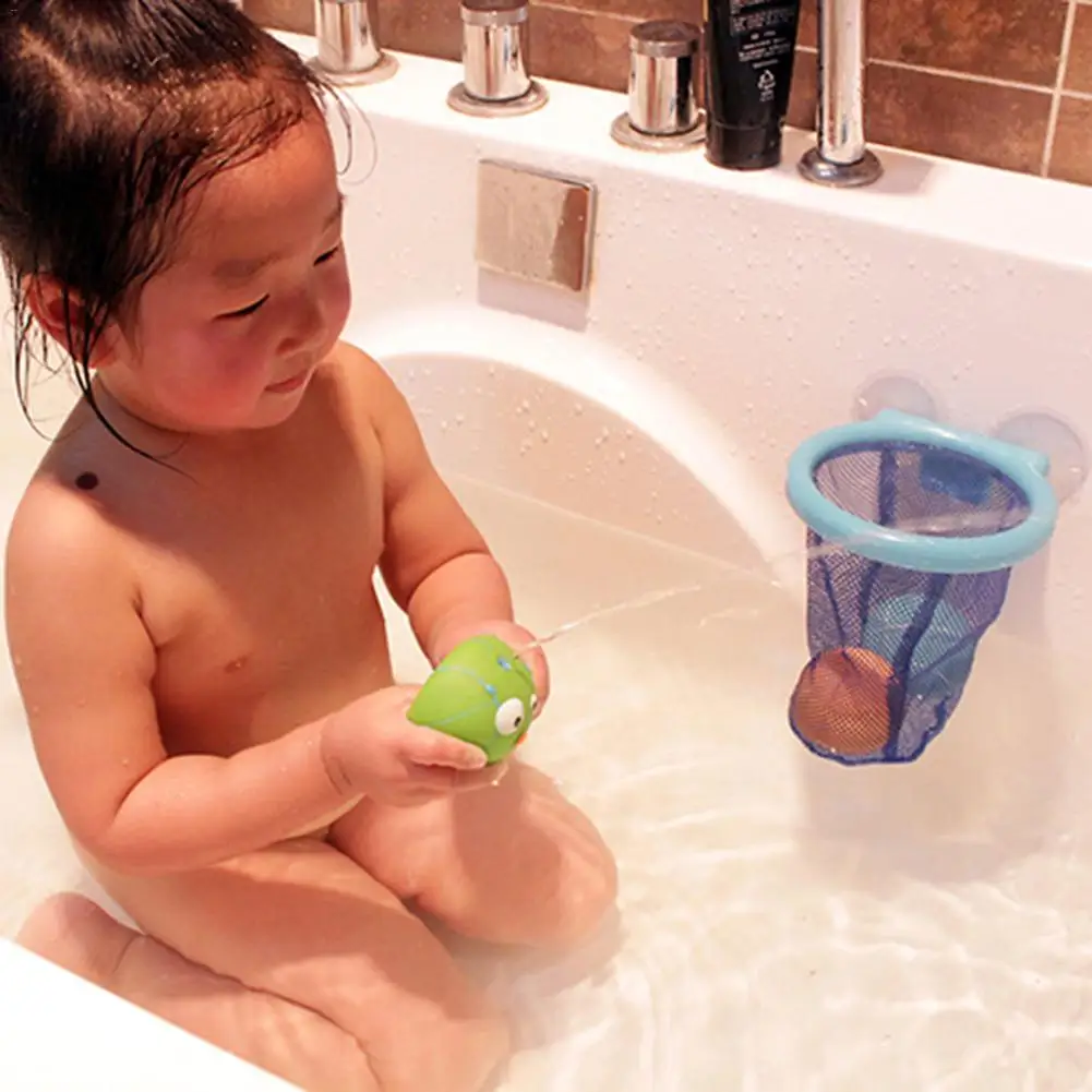 Игрушка для ванной Классическая Детская ванная комната баскетбольная коробка-обруч игрушки игра подставка для воды присоска пластиковые шарики игрушки для детей