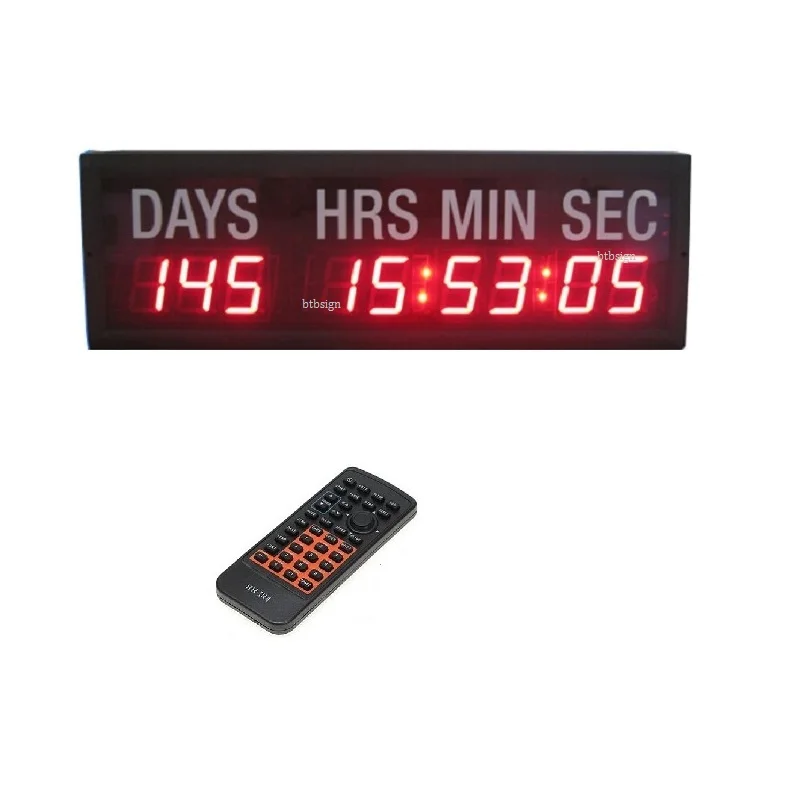 Buy 1.8'' Red LED Countdown Clock Countdown Count Up Birthday New Year Festival