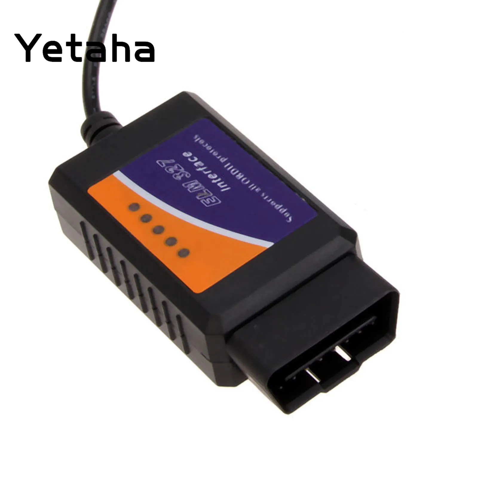 ELM327 USB V2.1 OBD2 автомобиля диагностический инструмент ELM327 OBDII CAN-автобус сканер автоматически диагностическим Интерфейс сканер USB разъем OBDII