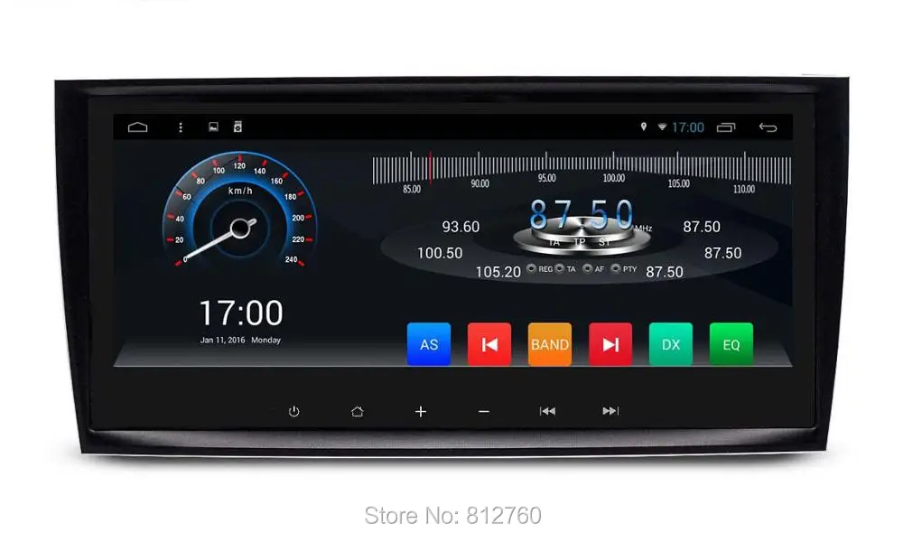 Cheap Android 6.0 Quad Core 2 din 8.8" HD 1280*480 Car DVD GPS Player Radio For Mercedes Benz CLK W209 2006-2011 CLS W219 2006-2008 1