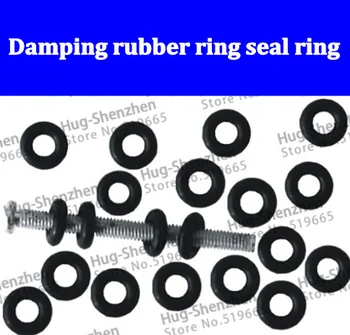 

Free Shipping 6*10*2mm Black rubber damping rubber ring seal ring gasket conditioning type O coil diameter 6mm M6