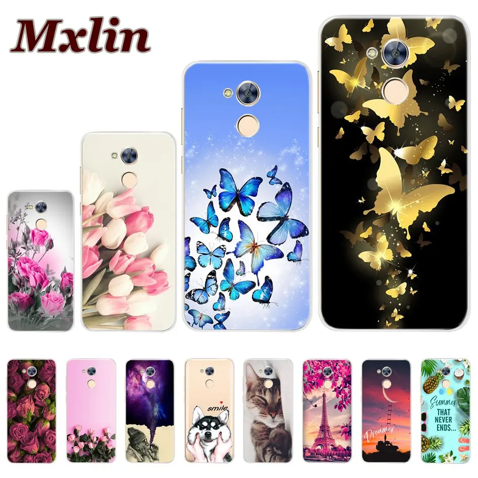 

Phone Case 5.0" For Huawei Honor 6A Case Cover Honor 6A TPU Painted Phone Back Protective Cover FOR Huawei Honor 6A DLI-TL20 Bag