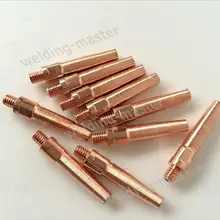 20 шт Высокое качество CuCrZr контактные наконечники M6* 45*1,0 мм для MB 500A сварочный фонарь