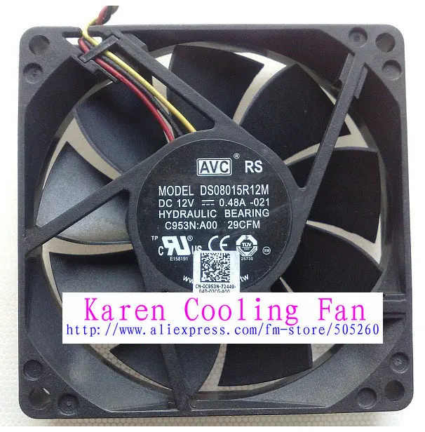 

AVC 8CM DS08015R12M 8015 12v 0.48a Cooling fan C953N