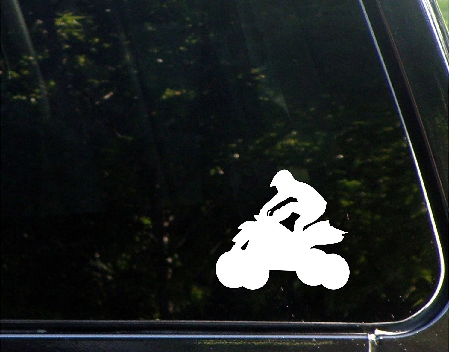 

Atv - 4" X 4" - Vinyl Die Cut Decal/ Bumper Sticker for Windows
