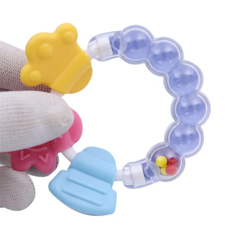 Милые игрушки для малышей, новорожденных Прорезыватель для зубов в форме колокольчиков детские игрушки для детей возраста от 0 до 12 месяцев при прорезывании зубов развития рано утром Развивающие детские погремушки игрушки