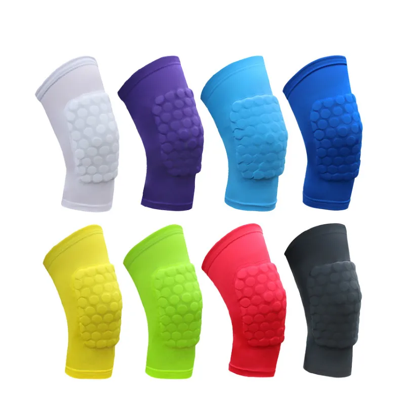 2 Pcs/Pair Breathable Basketball Knee pads Shooting Sports Safety Kneepad Short Style
