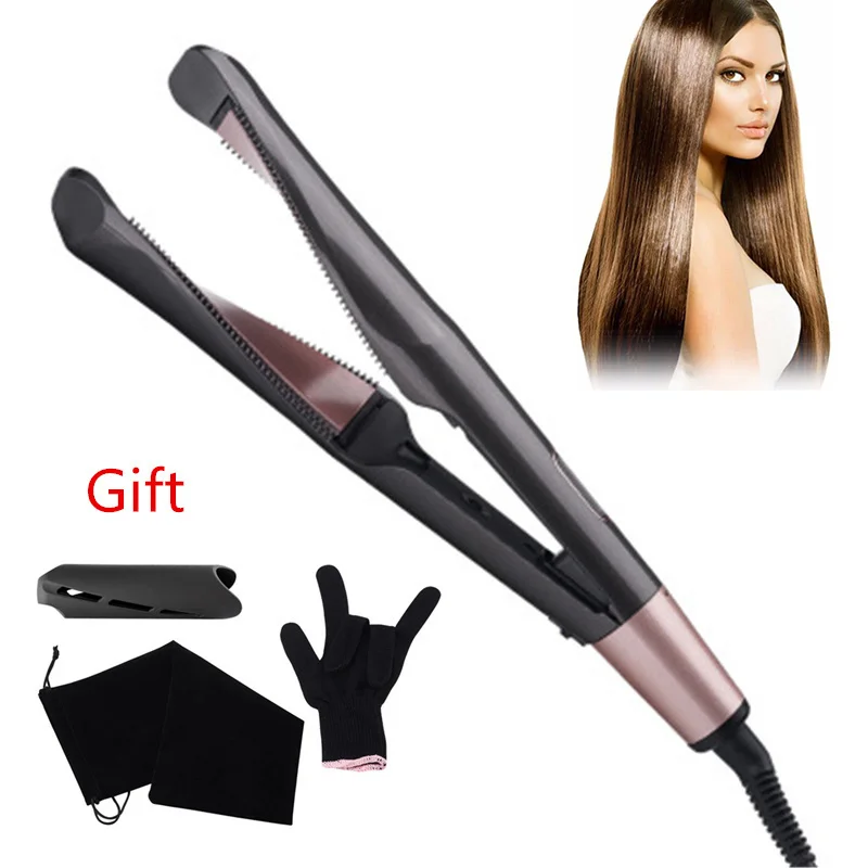 

Professional Hair Straightener 2 In 1 Spiral Straightening Curling Iron Fast Heating Ceramic Flat Iron Hot Sale Styling Tool