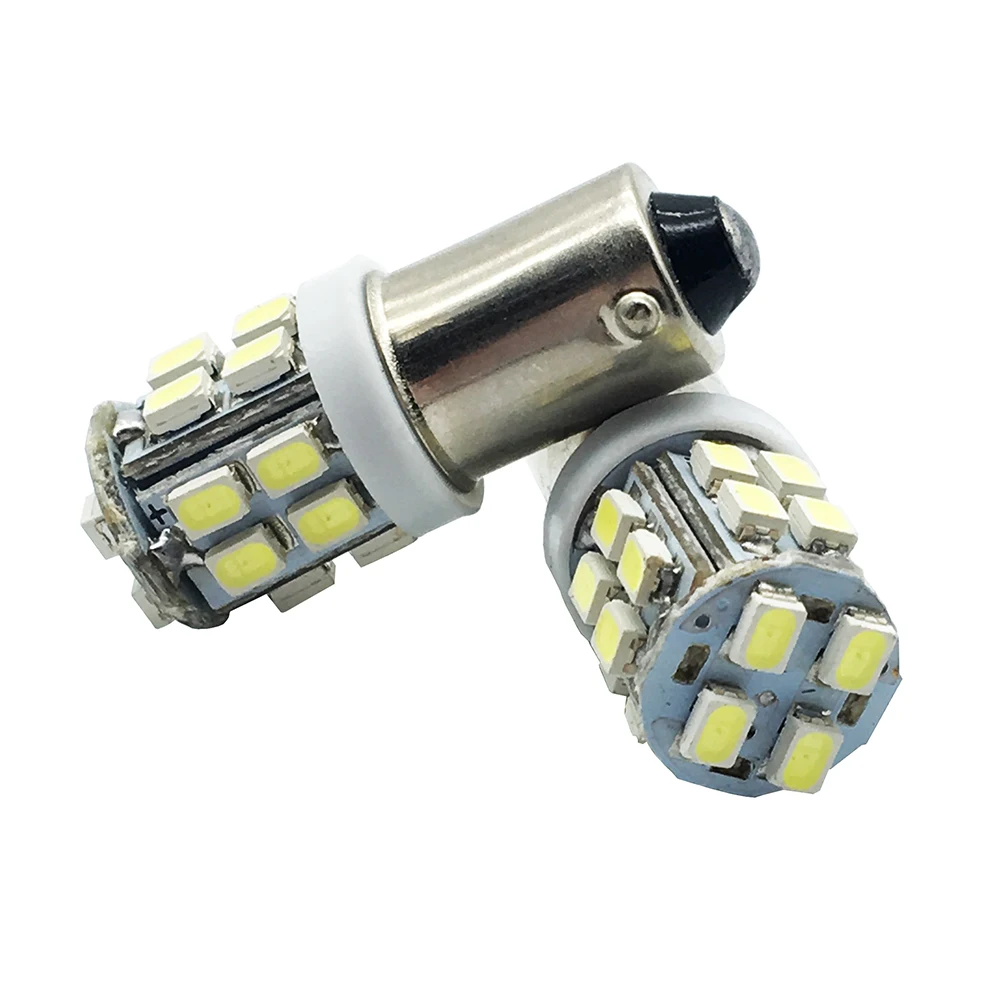 10 шт. высокое качество! Супер яркий светодиодный светильник BA9S 20 SMD 1206 12 В для