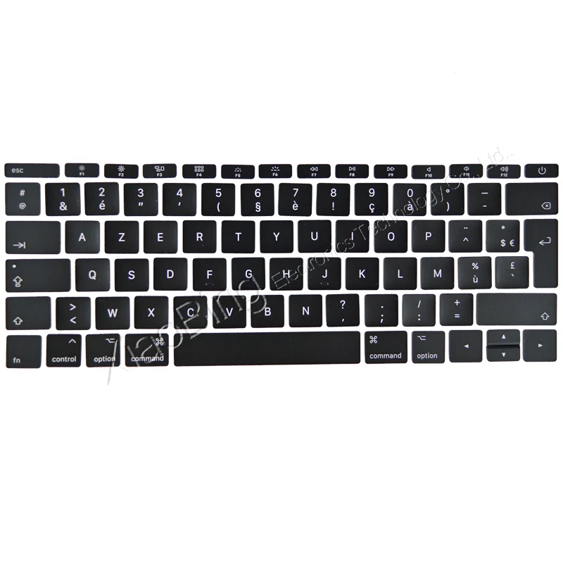 Новинка для Macbook Pro Retina 13 &quot15&quot A1706 A1707 A1708 FR French AZERTY Keyboard Keycaps 2016 2017|Клавиатуры