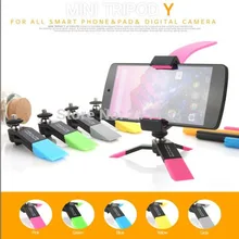 50 шт./лот подарок ashutb мини-штатив Y Настольная подставка держатель универсальный для всех смартфонов цифровой Камера Pad Планшеты PC портативный