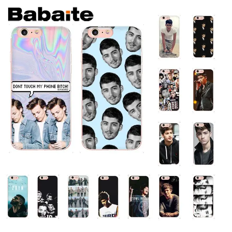 

Babaite Zayn Malik One Direction TPU Soft Silicone Phone Case for iPhone 8 7 6 6S Plus 5 5S SE XR X XS MAX 10 Coque Shell