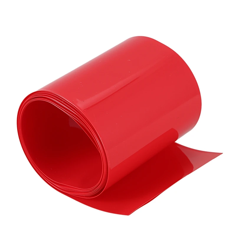 

2Meters 85mm PVC heat shrink tube red for 18650 battery pack