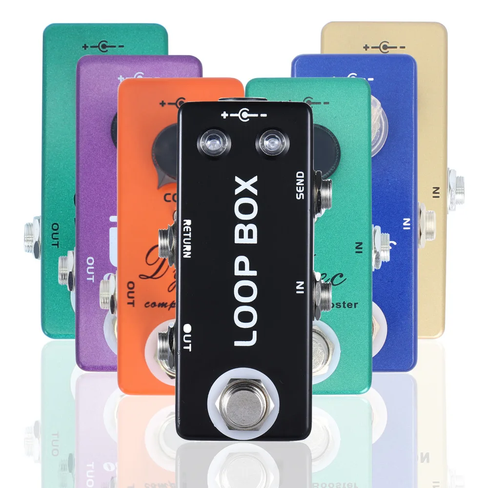 SOACH Compressor Overdrive Looper Effect Pedal Electric Guitar Preamp