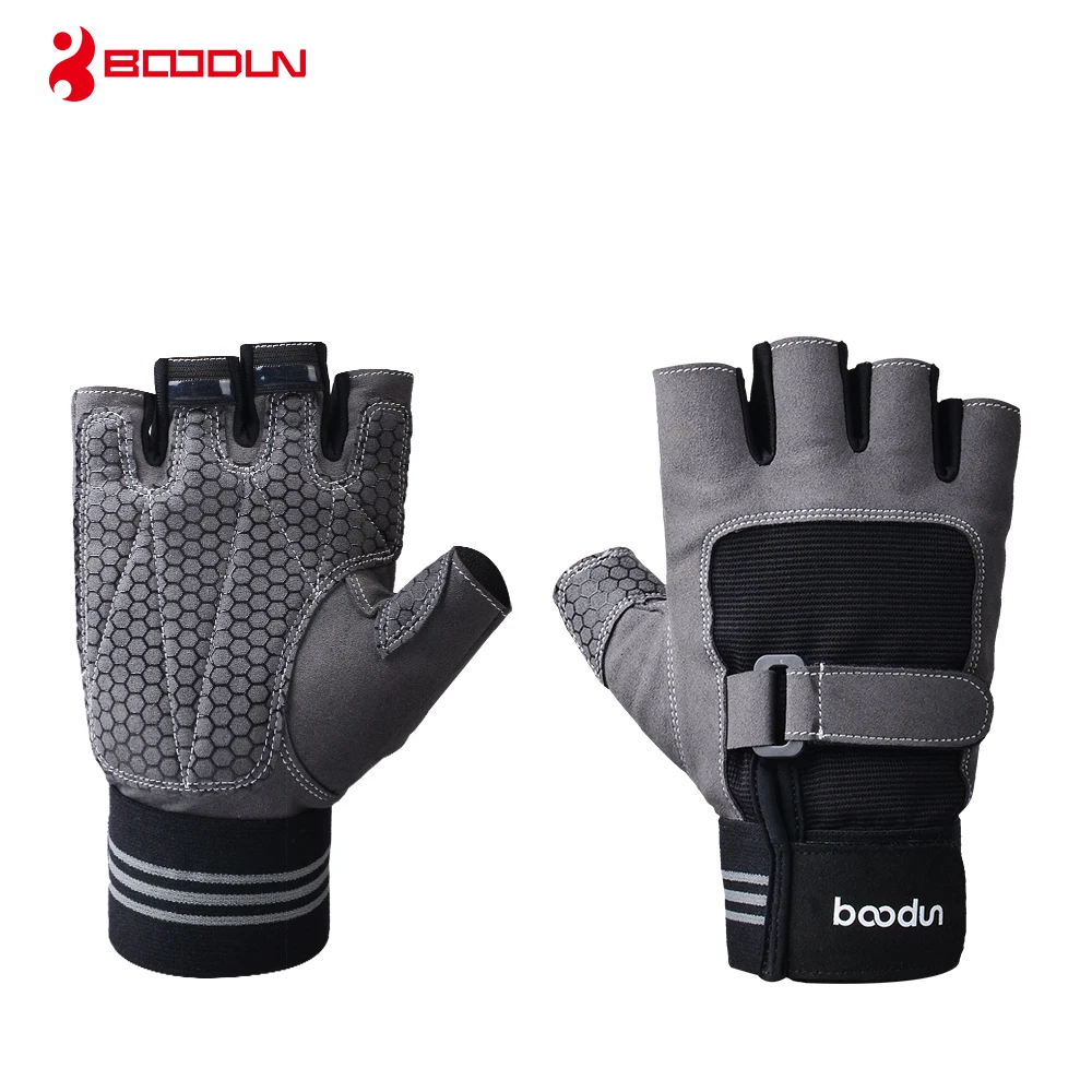 

Boodun Weight Lifting Gym Men Sports Fitness Workout Exercise Training Protect Gloves