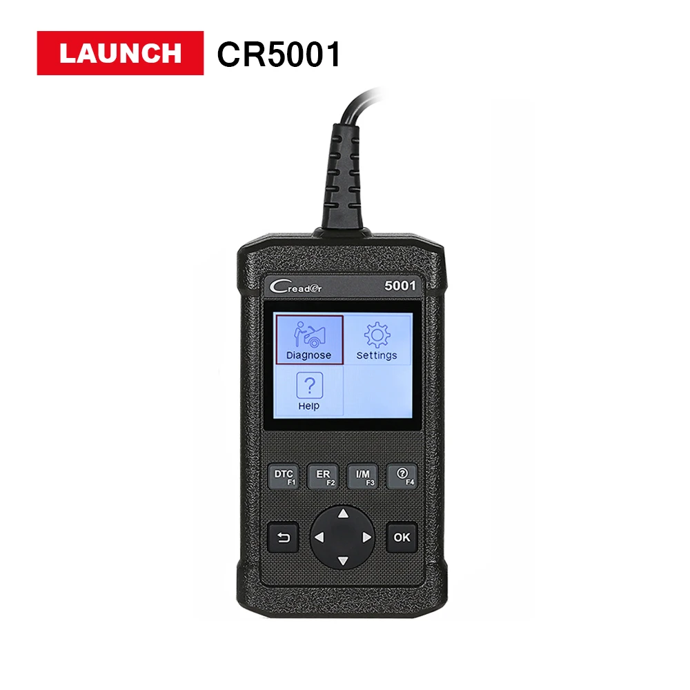 

Launch X431 CReader 5001 OBD2 Code Reader Scanner Read Vehicle Information CR5001 Diagnostic Tools function same as Autel AL519
