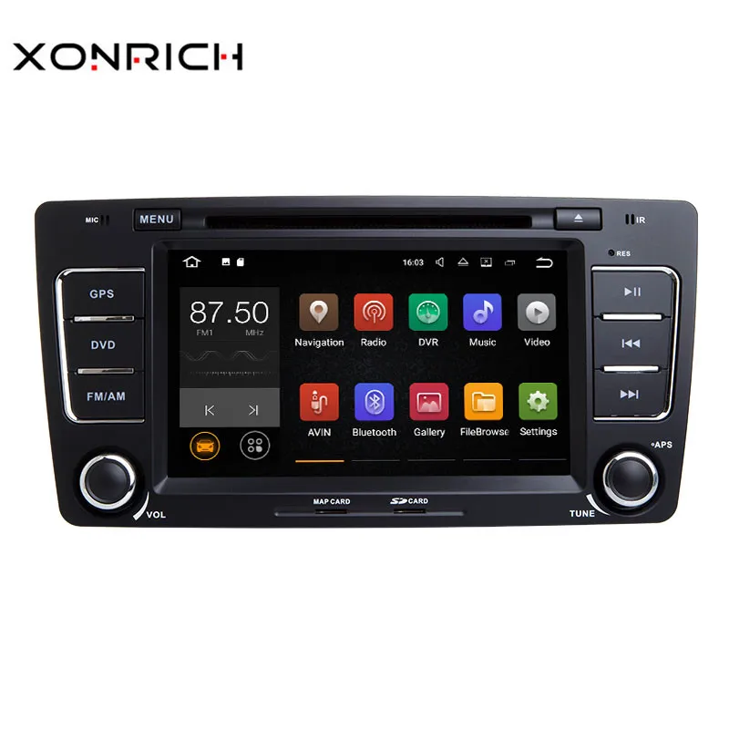 

AutoRadio 2 Din Android 9.0 Car DVD Player For Skoda Octavia 2 3 A 5 A5 Yeti 2009-2013 GPS Navigation Multimedia Head Unit Audio
