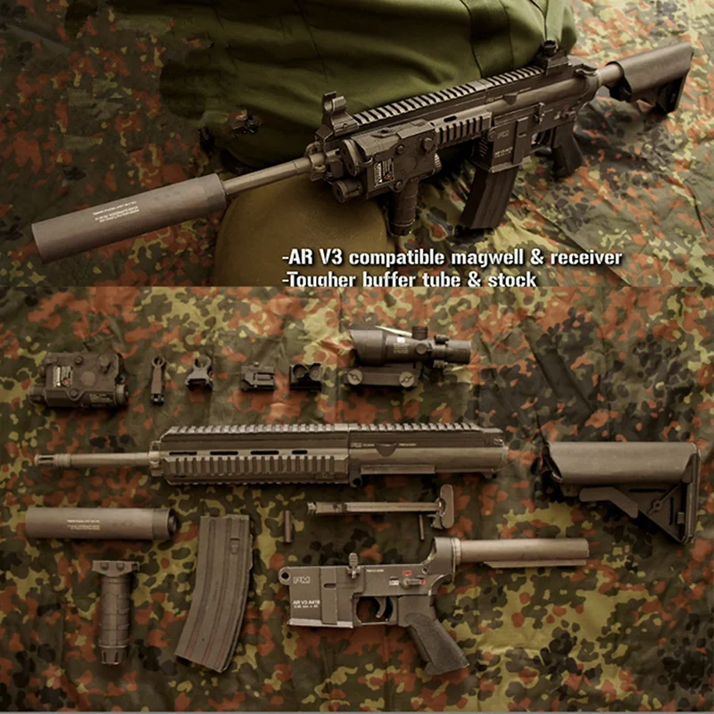 

Paper M416 Gun Model Toys Handmade 3D DIY Material Manual Creative Party Show Props Tide Collection Kids Gift 828