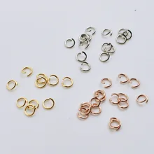 100 teile/los Edelstahl 0,6mm Dicke Open Jump Split Ring Stecker Fit DIY Halskette Armbänder Schmuck Machen Materialien