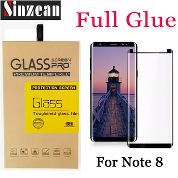 

Sinzean 20pcs/lot For Samsung Galaxy Note 8 /Note 9 3D Curved FULL GLUE Case friendly Tempered Glass Screen Protector