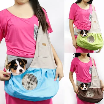 

Pet Cat Carrying Bag Adjustable Strap Puppy Travel Carrier Shoulder Crossbody Bag TB Sale