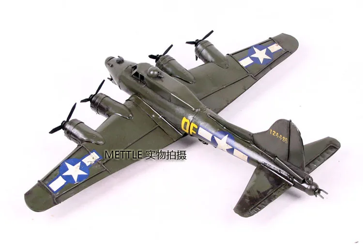 

iron America Flying Fortress bomber of World War II B17 model bar decoration 8102 Wrought iron crafts, gifts, business gifts
