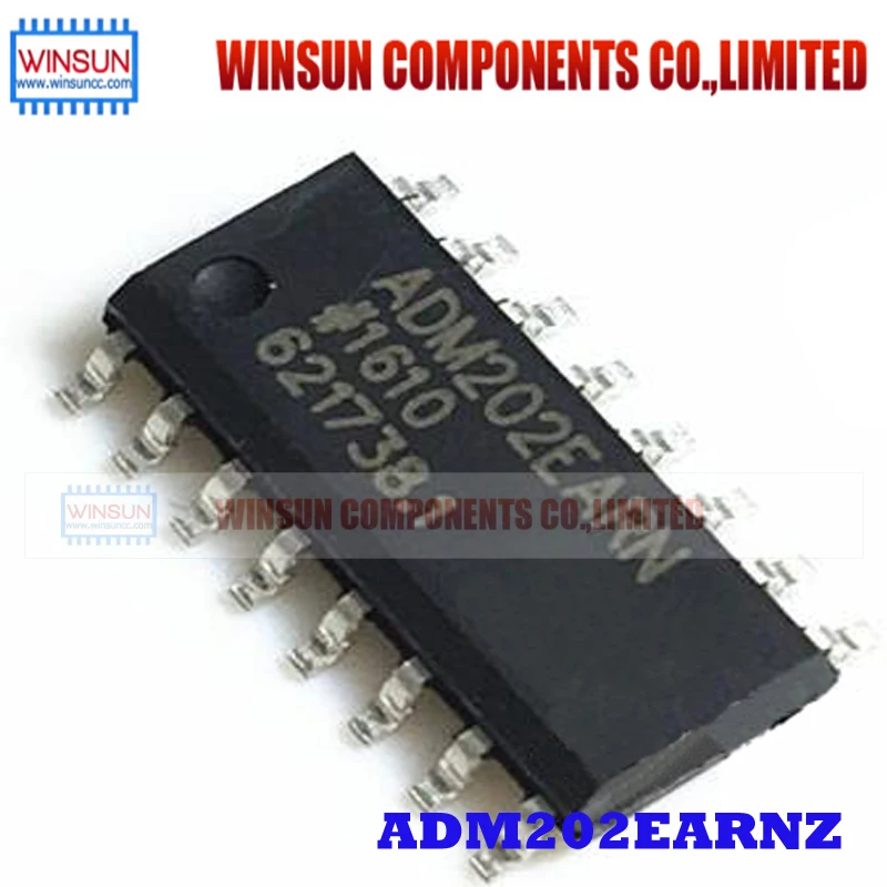 100 개/몫 ADM202EARNZ SOP16 ADM202 ADM202EARN ADM202EA 새로운|커넥터| - AliExpress