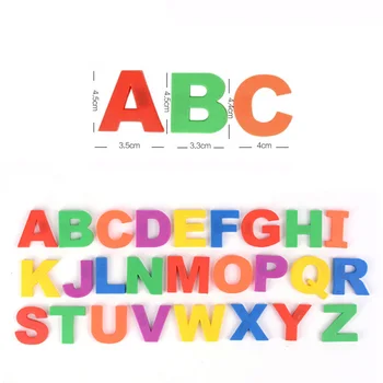 

1 Set Cute Colorful Magnetic Fridge Letters / Numbers Teaching Educational Magnets Alphabet FJ88