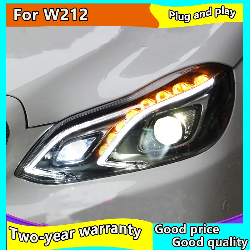 Car Styling Head Lamp for W212 ALL LED Headlights 2013-2016 E200 E300 E260 Headlight DRL Bi-LED Auto Accessories |
