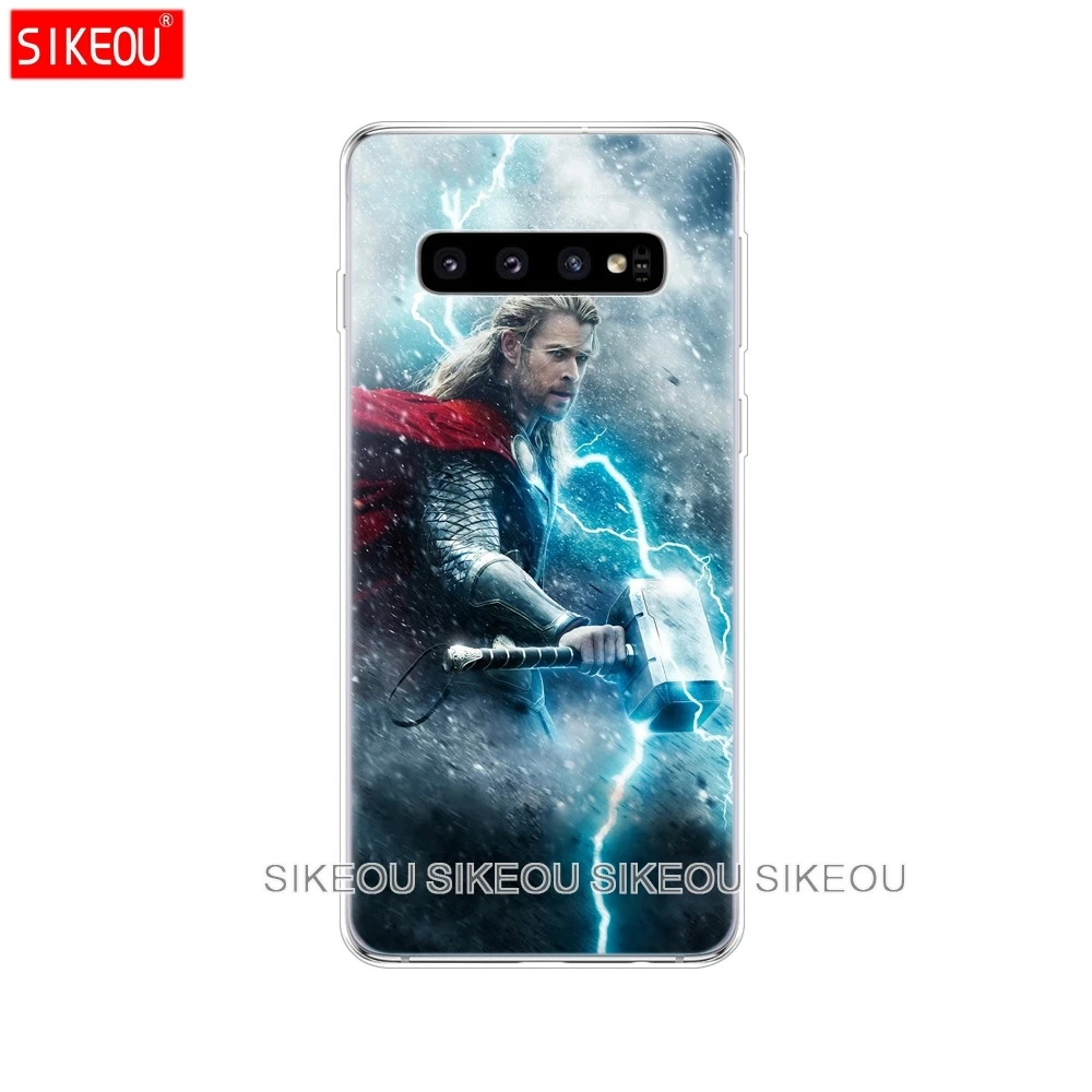 Чехол для samsung Galaxy S10 S9 S8 PLUS S7 S6 egde чехол Fundas coque бампер etui Marvel мстители супергерой Капитан Железный человек танос - Цвет: 10881