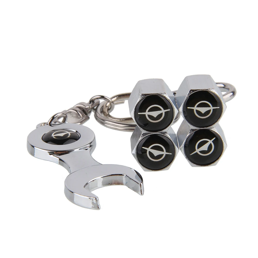 

Auto Car Styling Car Wheel Tire Valve Stems Caps Mini Wrench Keychain For Haima 3 7 Freema Family S3 S5 S7 323 Happin Fstar