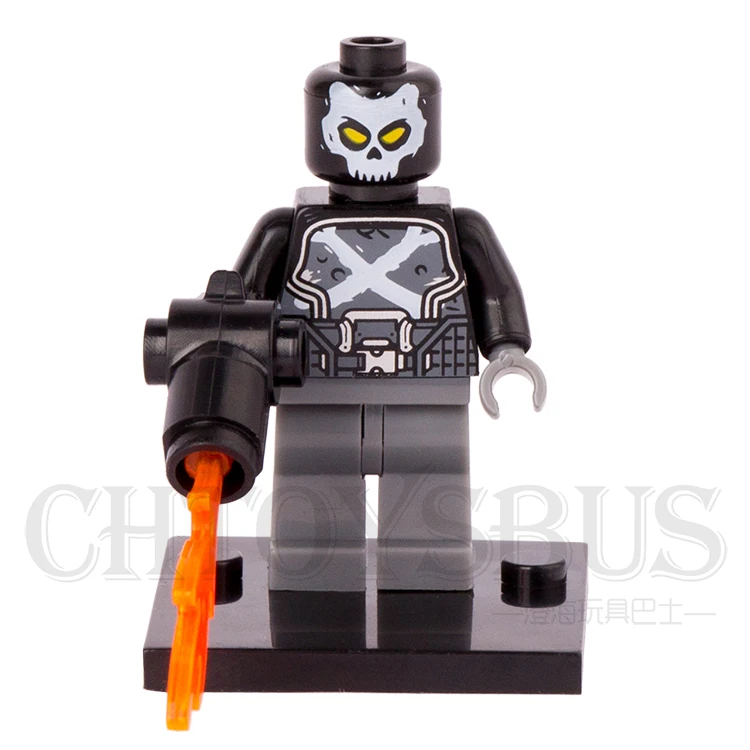 Одна распродажа агент Crossbones Brock Rumlow Hydra minifig Marvel Супер герои модель Мстителей