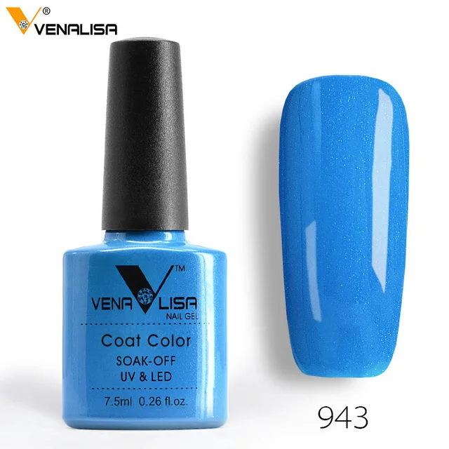 61508 бренд Venalisa дизайн ногтей 60 цветов 7,5 мл замачиваемый УФ-гель для ногтей УФ-лак для ногтей Дизайн ногтей - Цвет: Шоколад