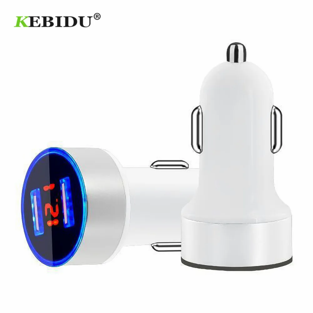 

KEBIDU Dual USB Car Charger Adapter 3.1A Digital LED Voltage/Current Display Auto Vehicle Charger For Smart Phone/Table