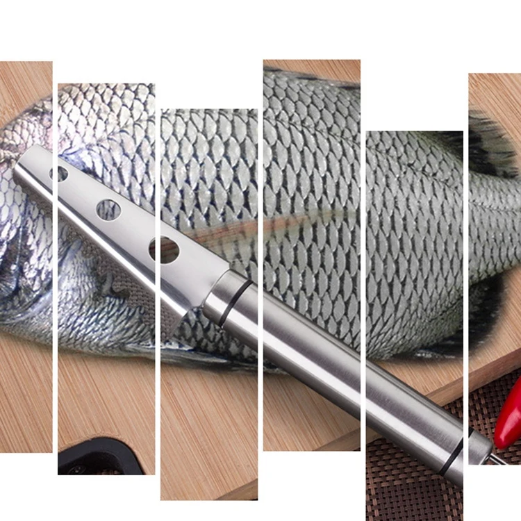 Нержавеющая сталь весы строгальный станок Практичный Нож для рыбы креативная щетка рыбья чешуя скребок кухонный гаджет
