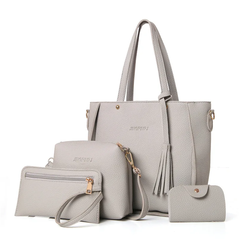 Женская сумка с верхней ручкой, большая Вместительная женская сумка с кисточками, модная сумка на плечо, сумочка, женская сумка из искусственной кожи, сумка через плечо
