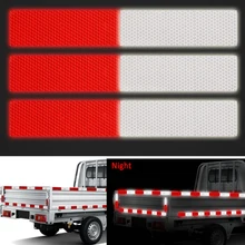Best Offers 10PCS red/white reflective Truck body stickers for car