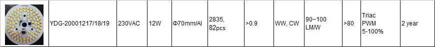 10 шт., 3 Вт, 5 Вт, 7 Вт, 9 Вт, 12 Вт, 15 Вт, 30 Вт, 60 Вт, без драйвером PCB чипы IC интегрированный 220 В переменного тока светодиодный PCB SMD2835 для светодиодный лампы