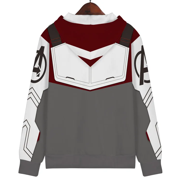 Avengers Endgame Quantum Realm Advanced Tech Hoodie Sweatshirt Jacket Cosplay Superhero Costumes Iron Man new armour Hoodies