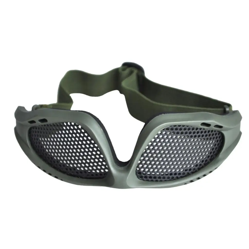 10X страйкбол Охота Песок металлическая сетка очки армейский зеленый