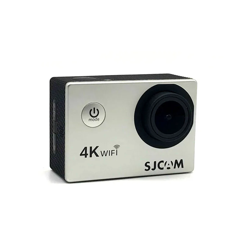 Оригинальная Экшн-камера SJCAM SJ4000 Full HD Allwinner 4K 30FPS wifi 2," экран мини шлем 30 м водонепроницаемая Спортивная DV камера - Цвет: Серебристый