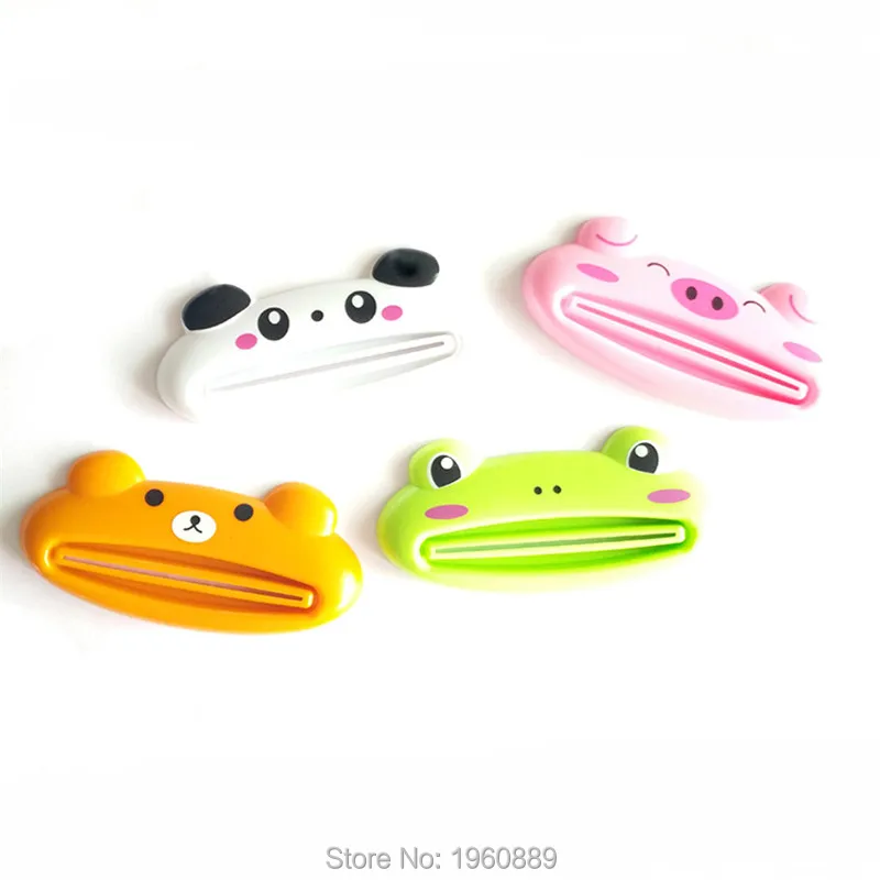 

1pcs Cute Animal multifunction squeezer / toothpaste squeezer Home Commodity Bathroom Tube Cartoon Toothpaste Dispenser
