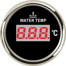 52 мм 40~ 120 градусов Цельсия для автомобиля лодка цифровой датчик температуры воды автомобиля турбо Boost температура воды метр Индикатор 12 В 24 в подсветка