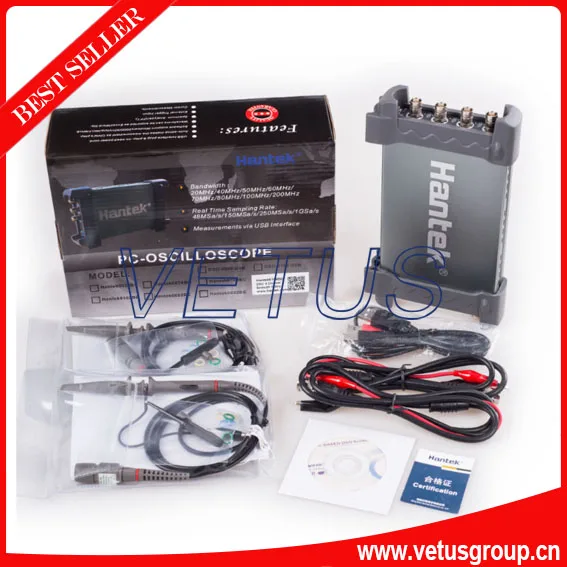 

Hantek6074BC usb oscilloscope with 4 channel oscilloscope