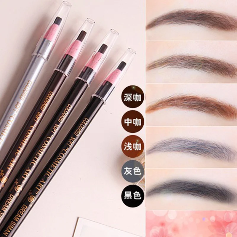

1PC Eyebrow Tattoo Pen Waterproof Makeup Eye brow Pencil Positioning Lip Eyebrow
