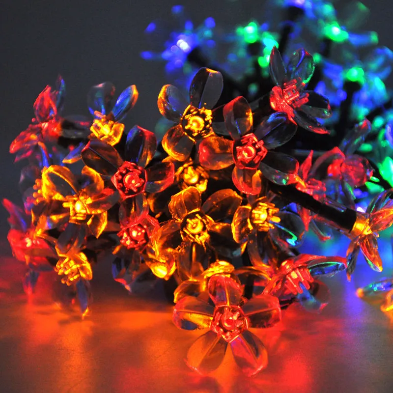 Solar led vacaciones guirnaldas luces 7 m 50led cereza colgante bouquet de la boda jardín decoración Lámparas luces Solare Solar led vacaciones guirnaldas luces 7 m 50led cereza colgante bouquet de la boda jardín decoración Lámparas luces Solare