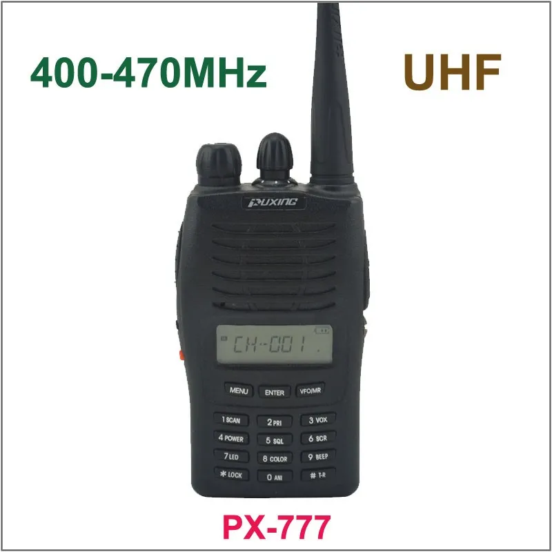 Новое поступление Puxing PX-777 UHF 400-470 мГц px777 Радио радиолюбителей