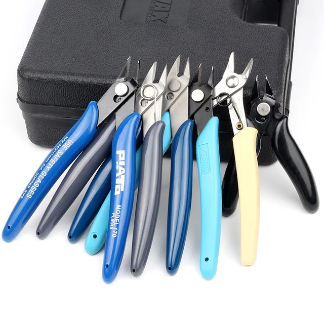 1pcs Electrical Wire Cable Cutters Mini Nose Cutting Nipper Plier Metal Puzzle Modeling Work 