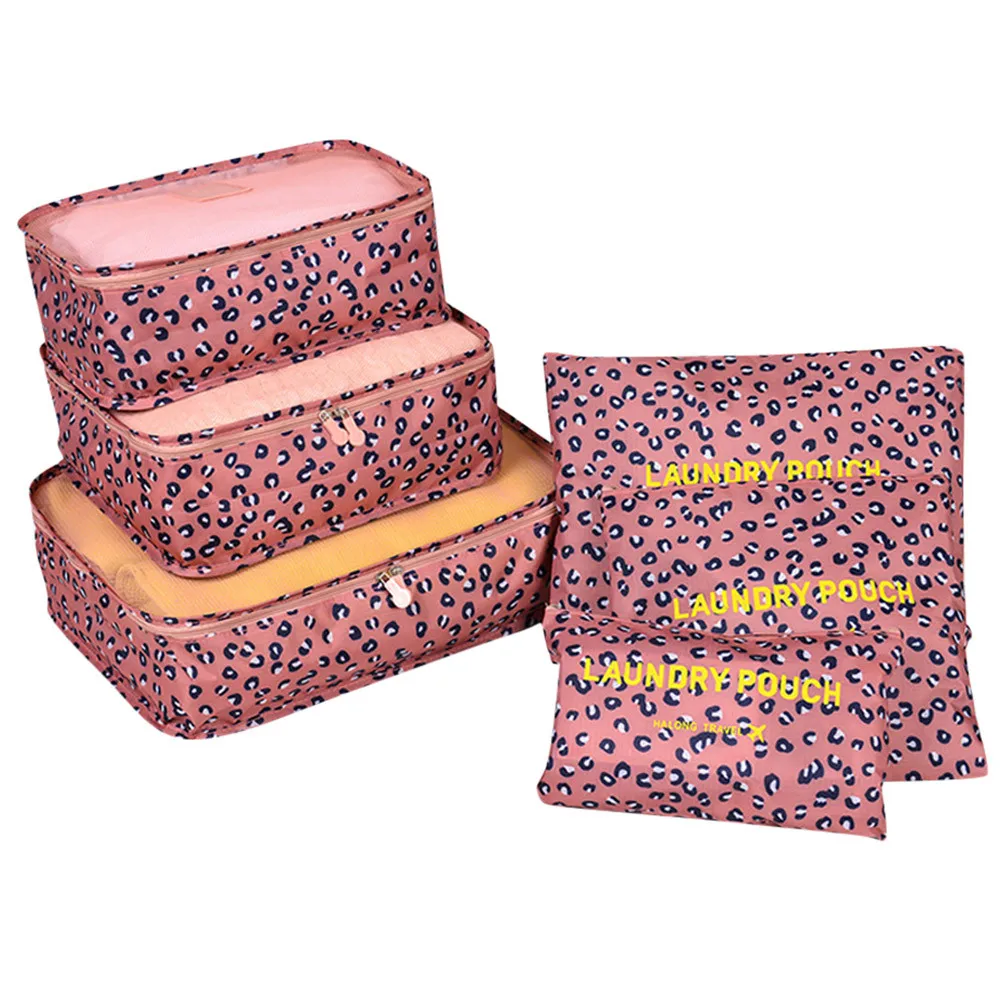 

6Pcs Waterproof Travel Clothes Storage Bags Luggage Organizer Pouch Packing Cube 10.12