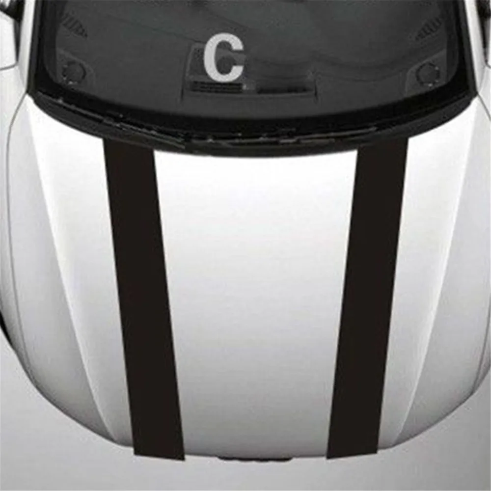 Chunmu Customization WRC Stripe Car Covers Vinyl Racing Sports Decal Head Car Sticker for Ford focus Cruze Renault Accessories - Image 3